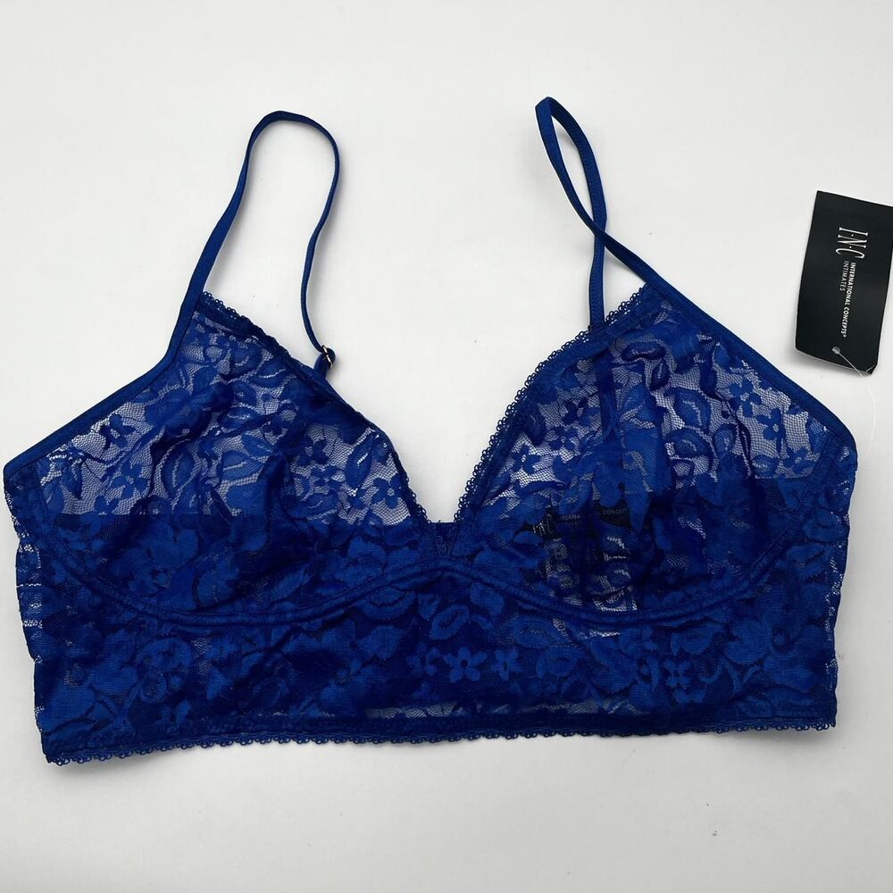 Inc-international-concepts Women's Blue Bra